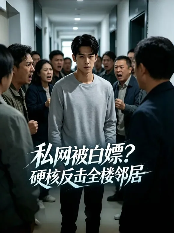 私网被白嫖？硬核反击全楼邻居短剧海报