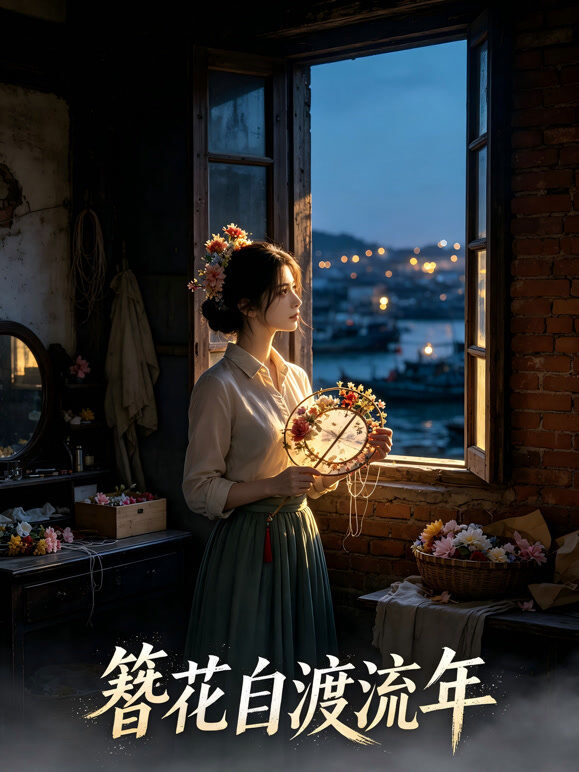 簪花自渡流年