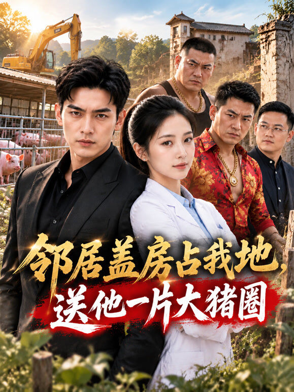邻居盖房占我地，送他一片大猪圈