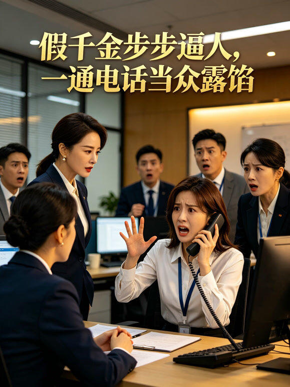 假千金步步逼人，一通电话当众露馅