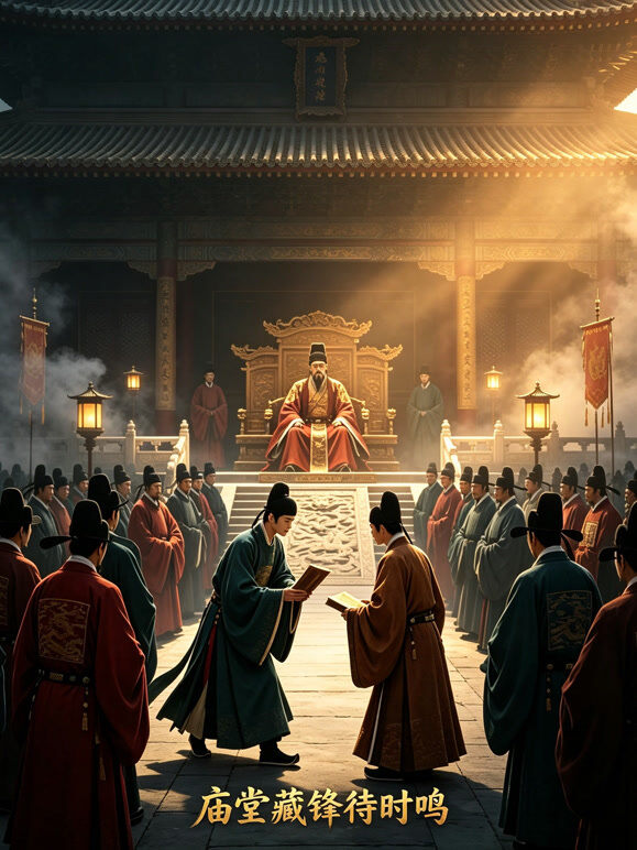 庙堂藏锋待时鸣