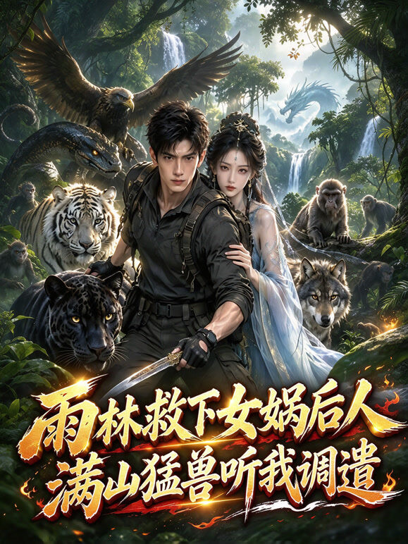 雨林救下女娲后人，满山猛兽听我调遣