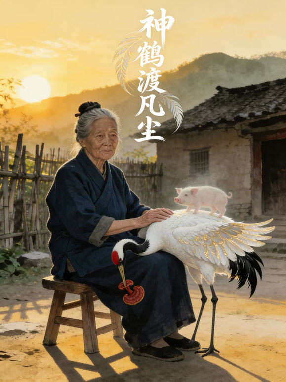 神鹤渡凡尘