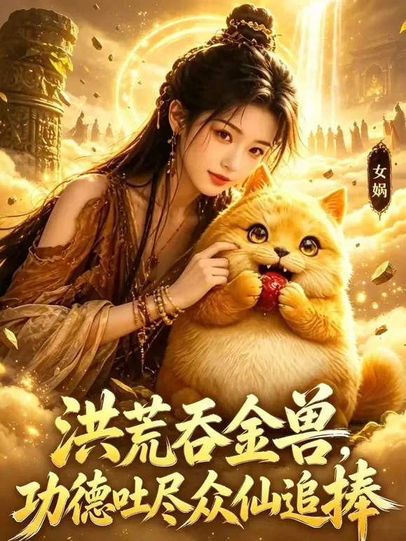 洪荒吞金兽，功德吐尽众仙追捧短剧海报