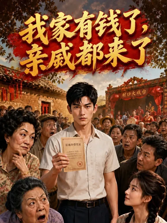 我家有钱了，亲戚全来了短剧海报