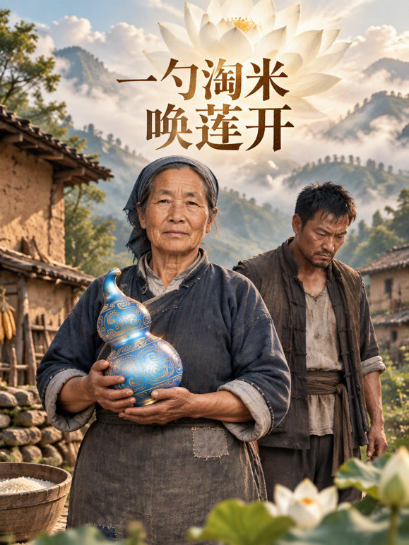 一勺淘米唤莲开