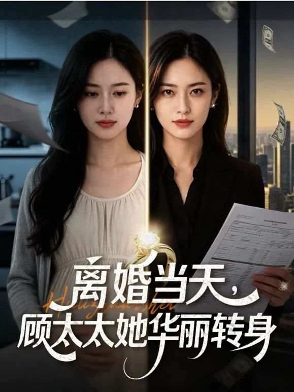 离婚当天，顾太太她华丽转身短剧海报