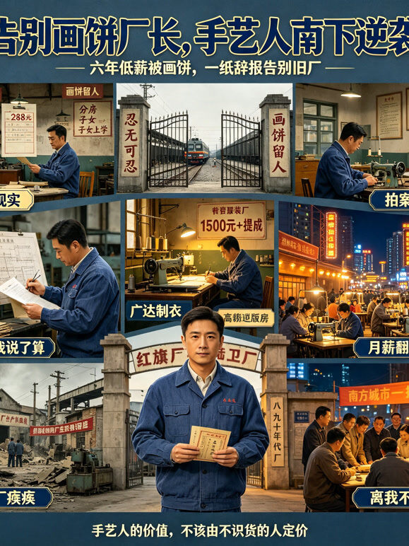 告别画饼厂长，手艺人南下逆袭