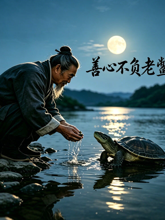 善心不负老鳖恩