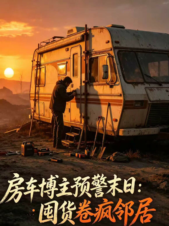 房车博主预警末日：囤货卷疯邻居