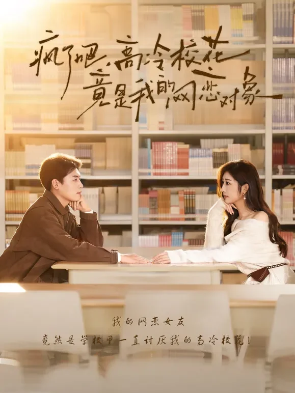 疯了吧，高冷校花竟是我的网恋对象短剧海报