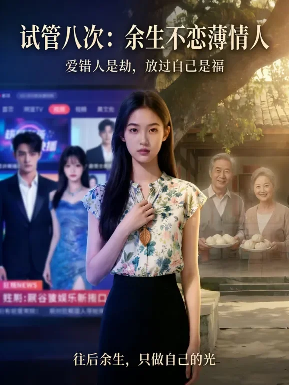 试管八次：余生不恋薄情人短剧海报