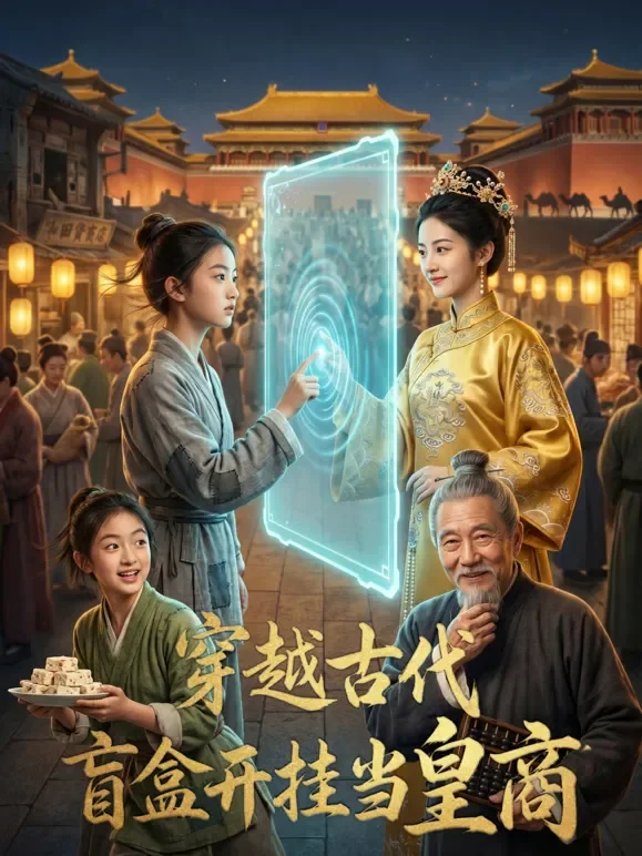 穿越古代，盲盒开挂当皇商短剧海报
