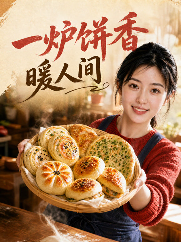 一炉饼香暖人间