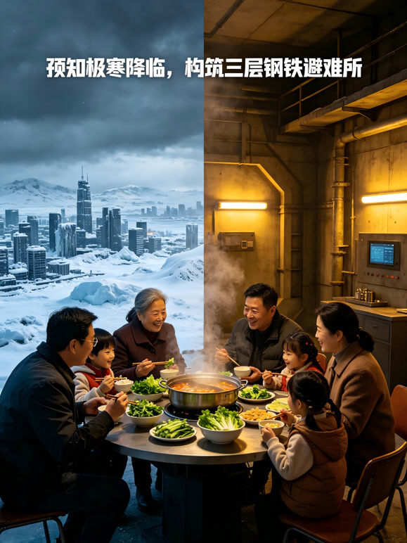预知极寒降临，构筑三层钢铁避难所