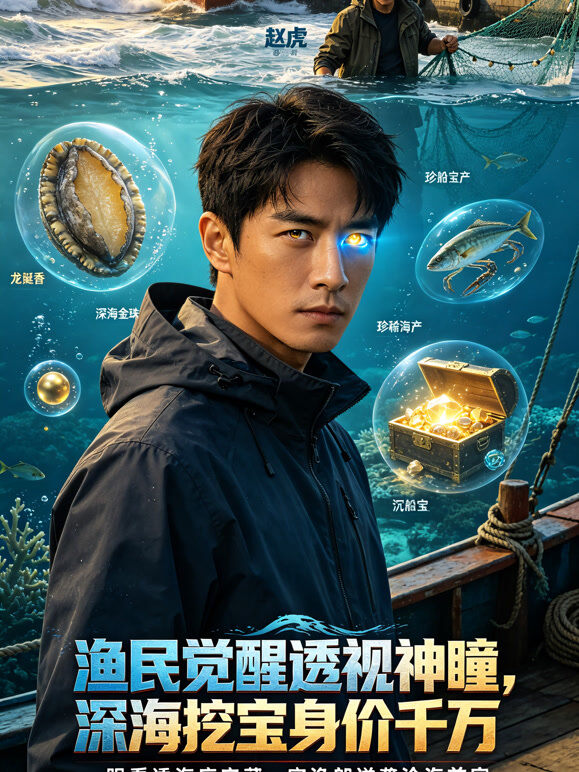 渔民觉醒透视神瞳，深海挖宝身价千万