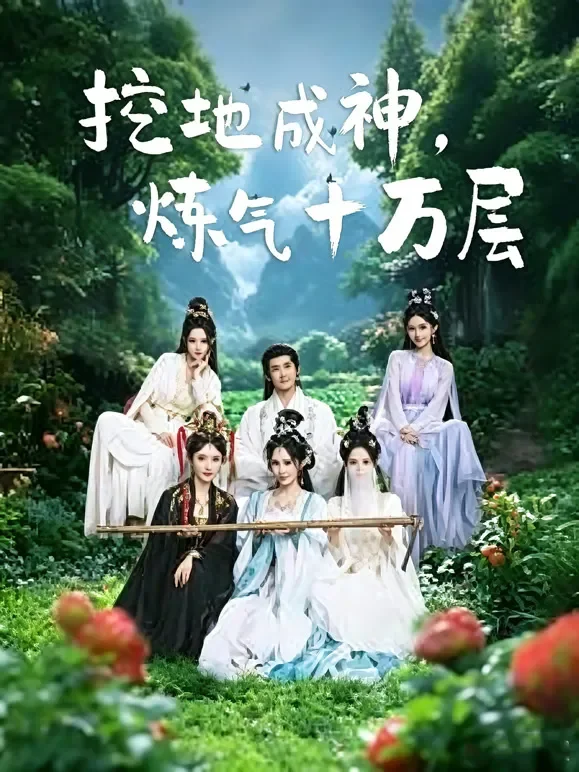 挖地成神，炼气十万层短剧海报