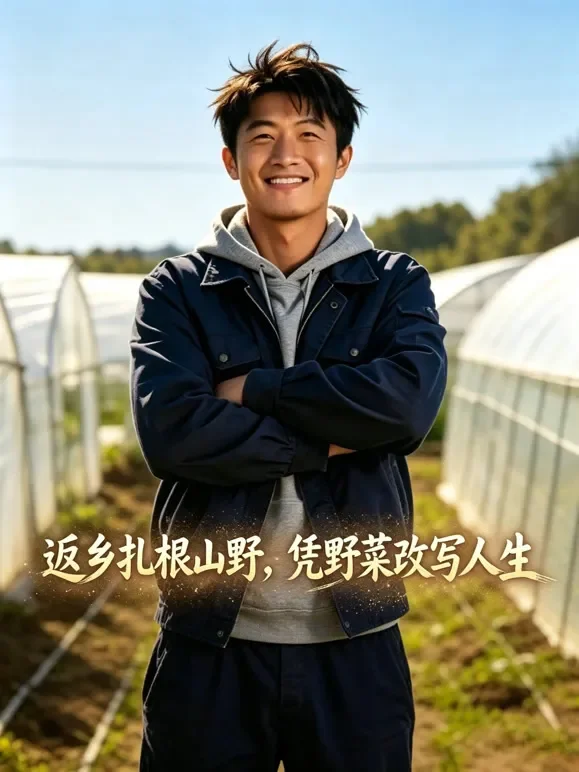 返乡扎根山野，凭野菜改写人生短剧海报