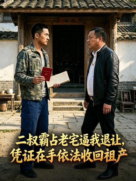 二叔霸占老宅逼我退让，凭证在手依法收回祖产