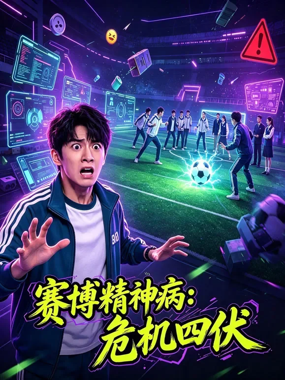 赛博精神病：危机四伏短剧海报