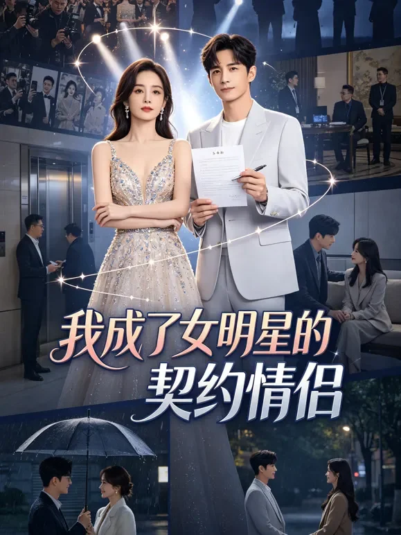 我成了女明星的契约情侣短剧海报