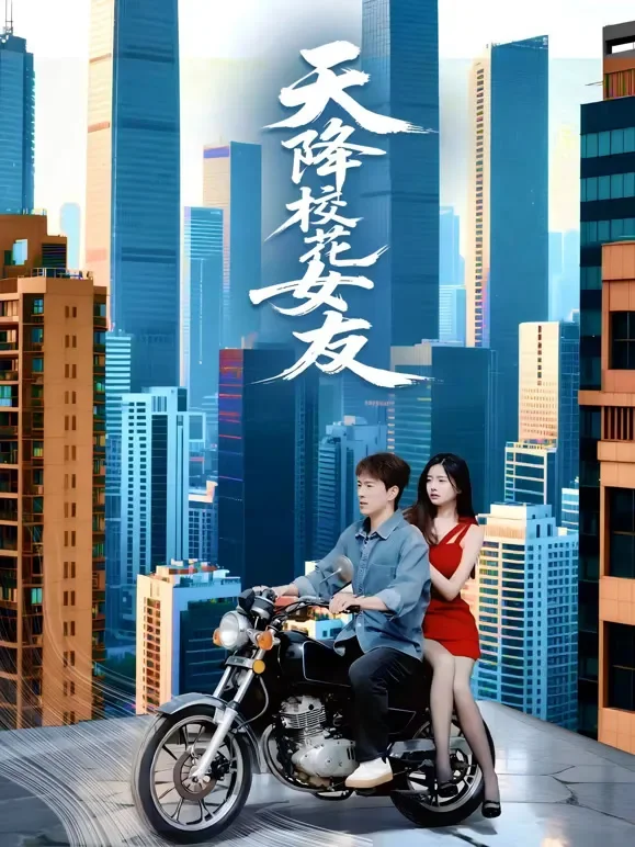 天降校花女友短剧海报