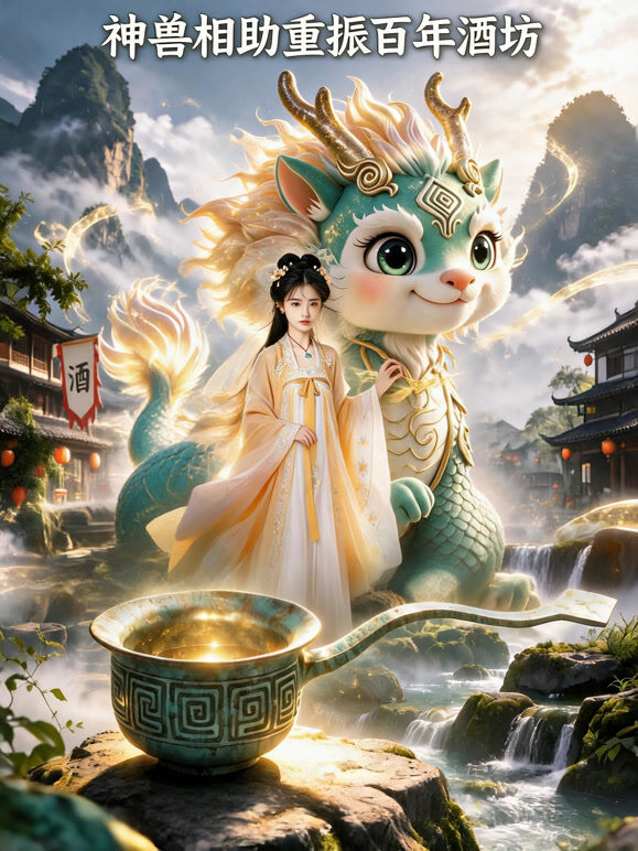 神兽相助重振百年酒坊