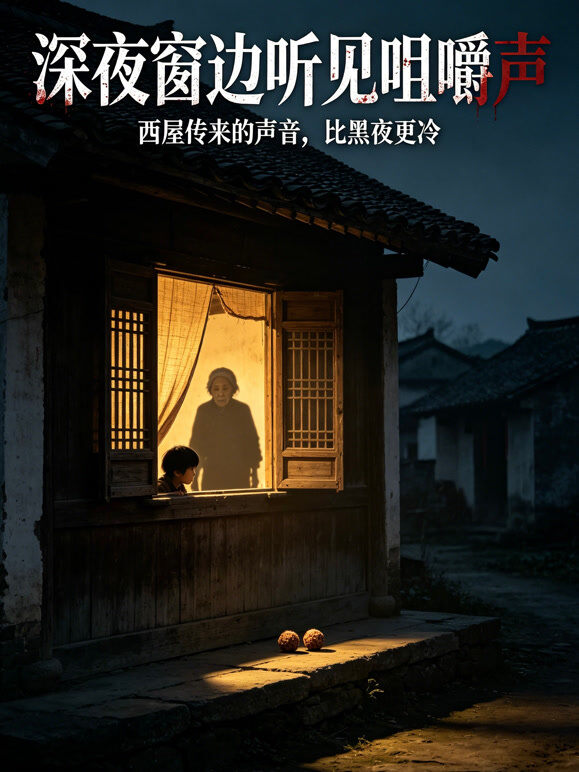 深夜窗边听见咀嚼声