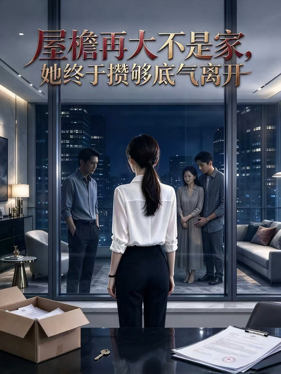 屋檐再大不是家，她终于攒够底气离开