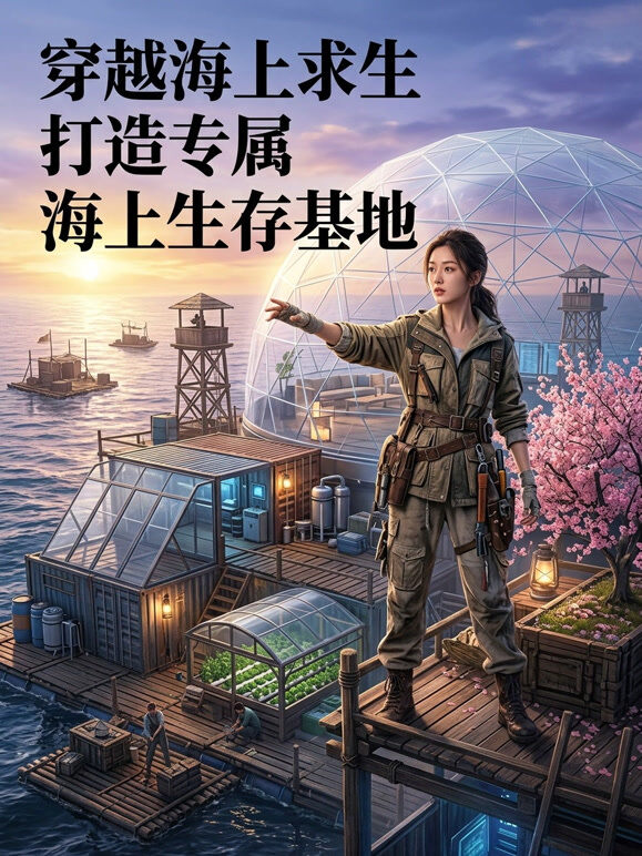 穿越海上求生打造专属海上生存基地
