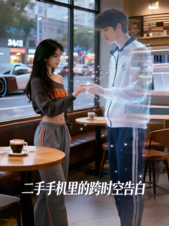 二手手机里的跨时空告白短剧海报