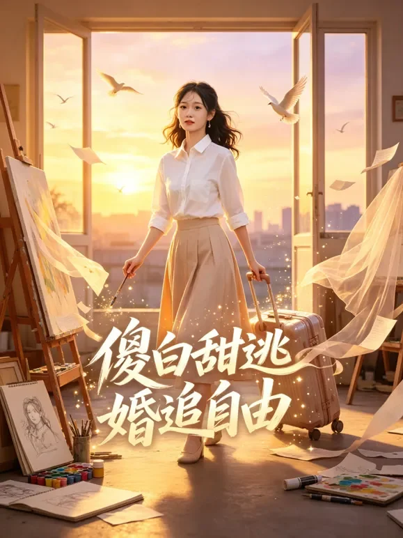 傻白甜逃婚追自由短剧海报