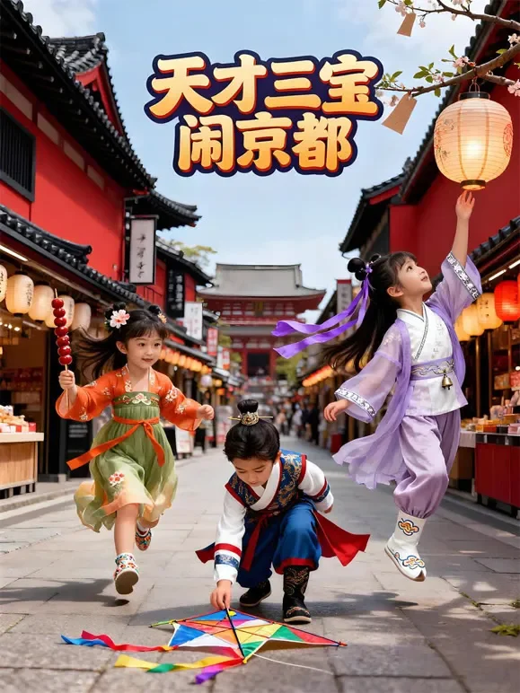 天才三宝闹京都短剧海报