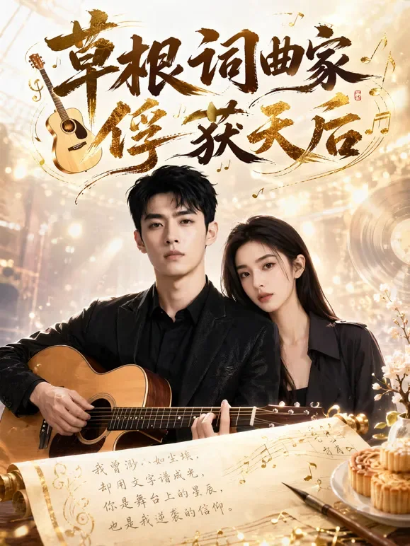 草根词曲家俘获天后短剧海报