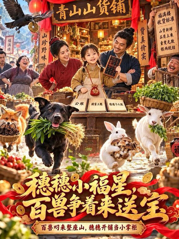 穗穗小福星，百兽争着来送宝