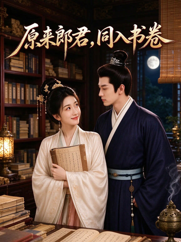 原来郎君，同入书卷