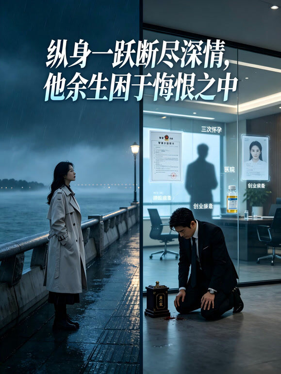 纵身一跃断尽深情，他余生困于悔恨之中