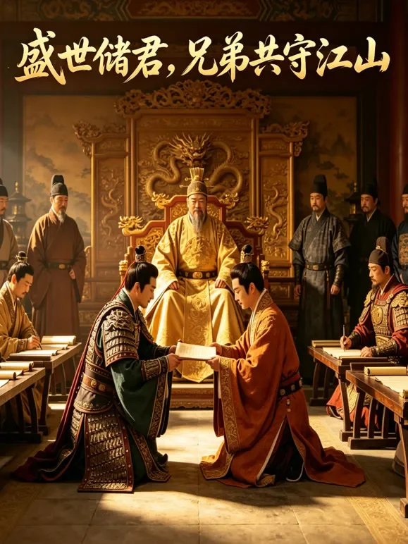 盛世储君，兄弟共守江山短剧海报