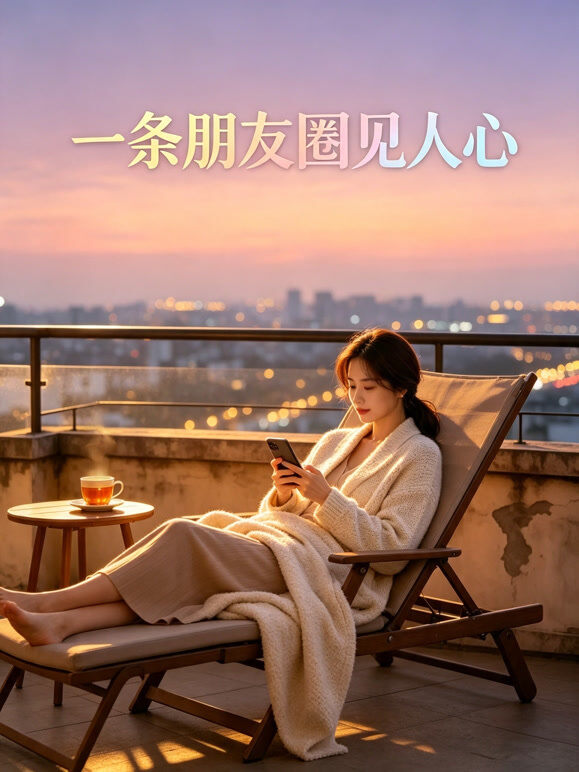 一条朋友圈见人心