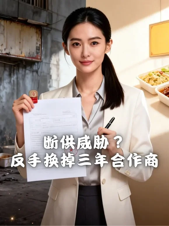 断供威胁？反手换掉三年合作商短剧海报