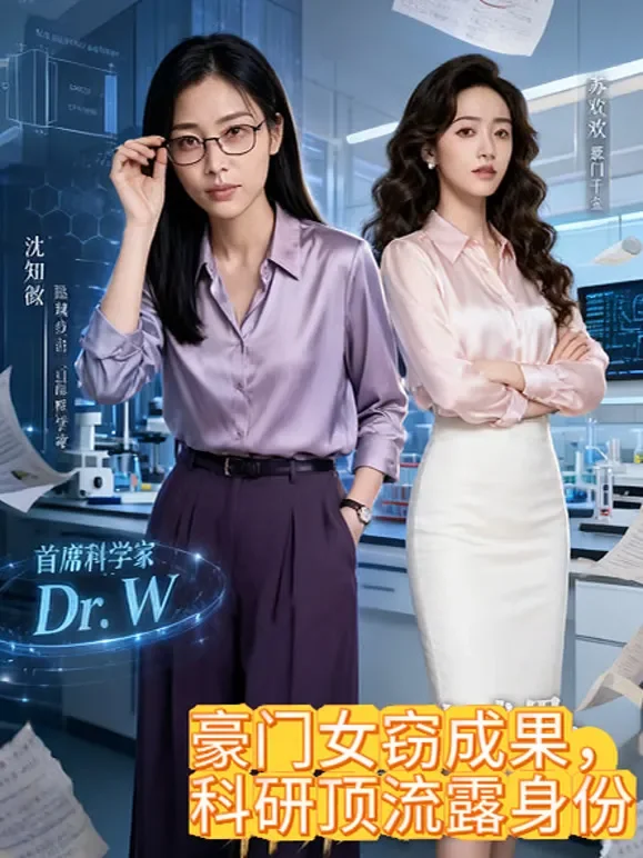 豪门女窃成果，科研顶流露身份短剧海报