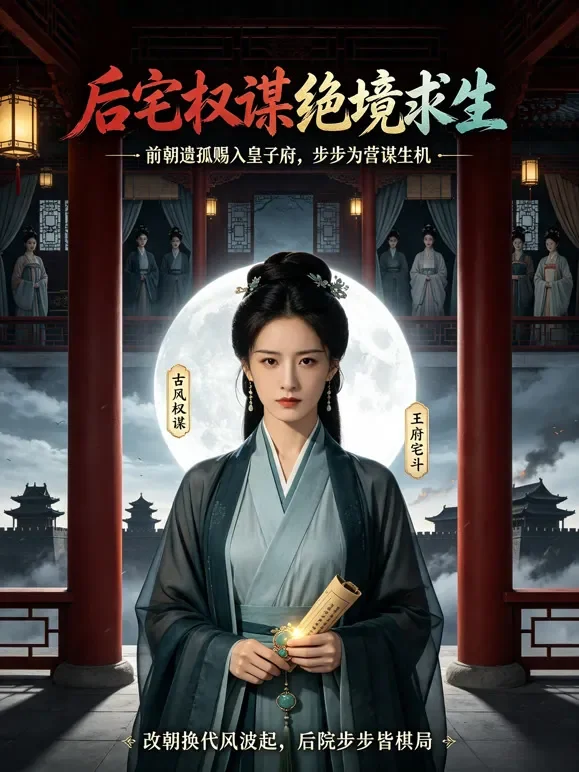 后宅权谋绝境求生短剧海报