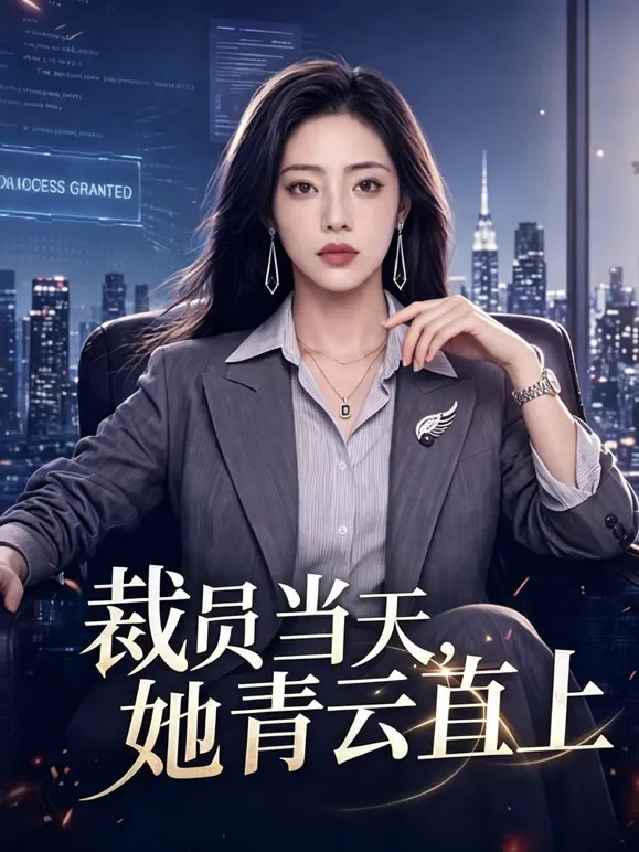 裁员当天，她青云直上短剧海报