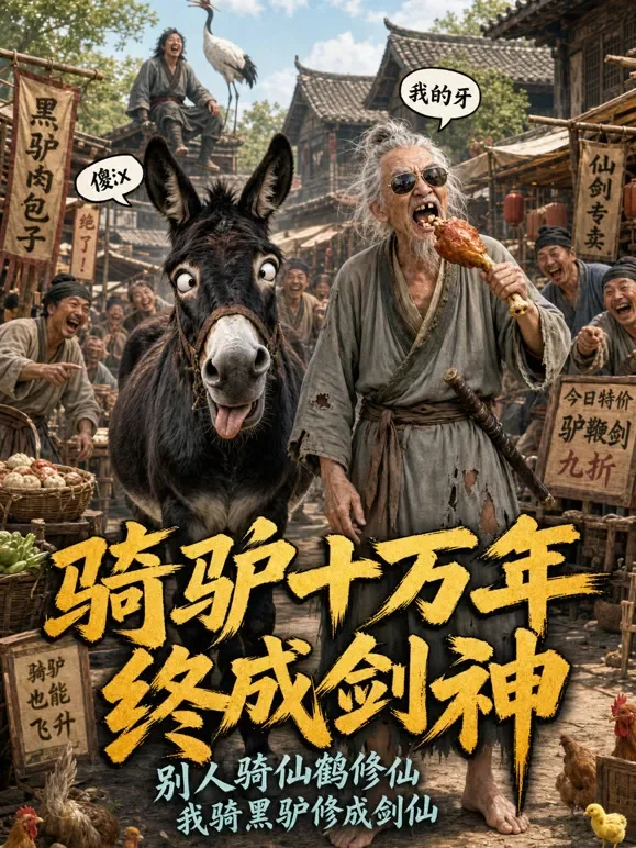 骑驴十万年终成剑神短剧海报