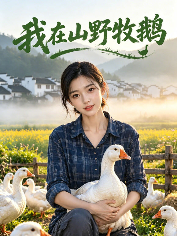 我在山野牧鹅