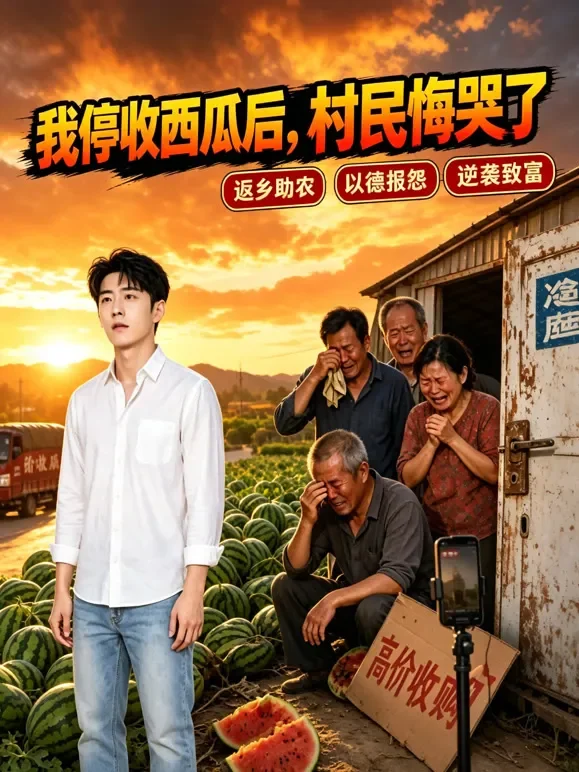 我停收西瓜后，村民悔哭了短剧海报