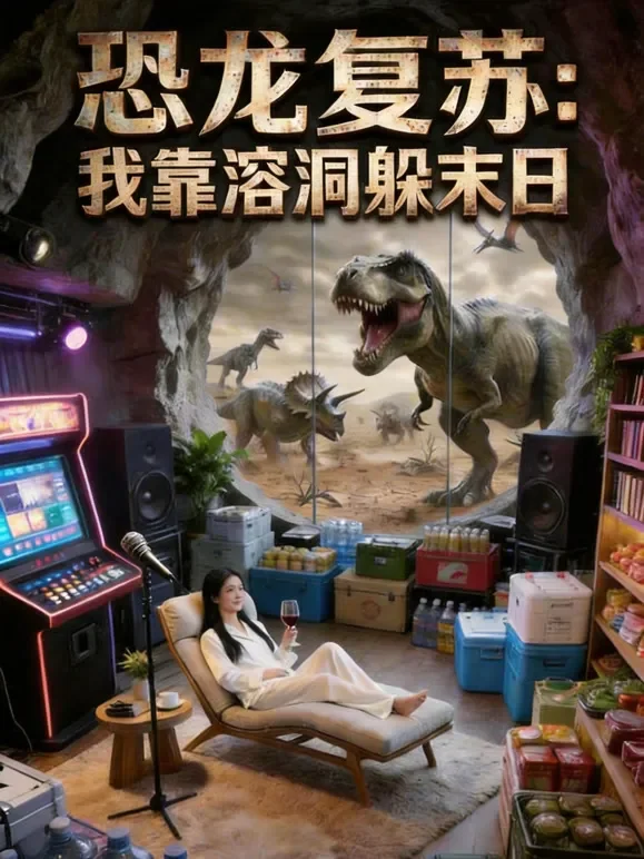 恐龙复苏：我靠溶洞躲末日短剧海报