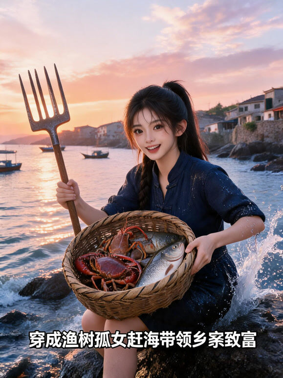 穿成渔村孤女赶海带领乡亲致富