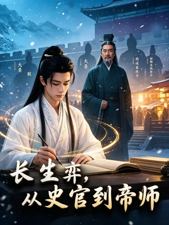 长生弈，从史官到帝师短剧海报