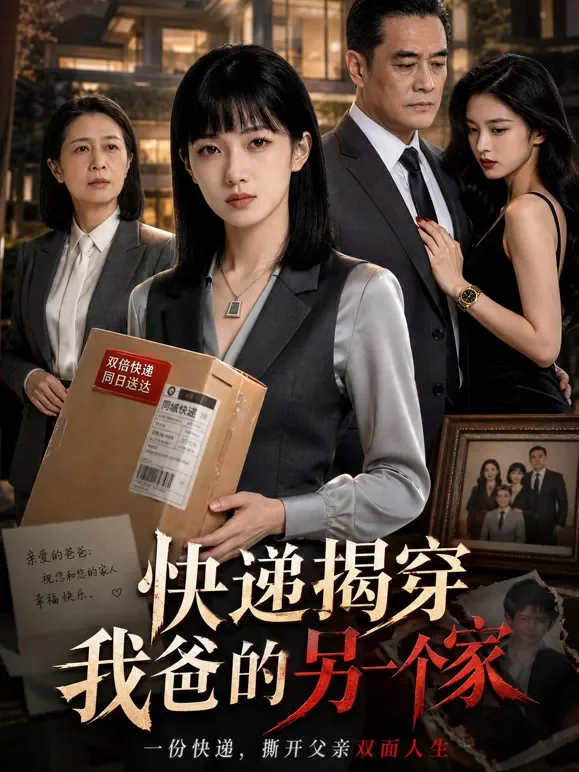 快递揭穿我爸的另一个家短剧海报